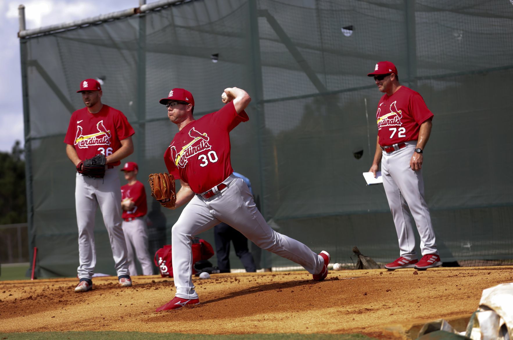 First official workout of Cardinals spring training
